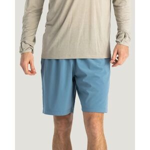 Free Fly Men's Breeze Short 8 Inch Blue Athletic Activewear XL 8" Inseam